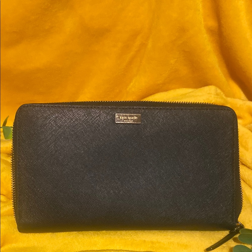 Kate Spade Black Travel Wallet